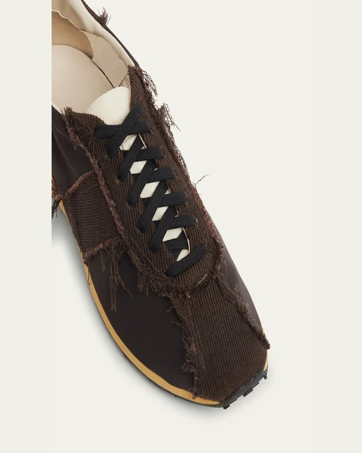 Mica Distressed Lace-Up Sneakers - Image 2
