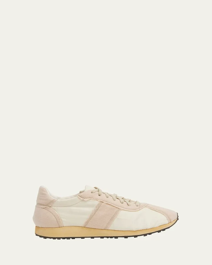 Mica Distressed Lace-Up Sneakers