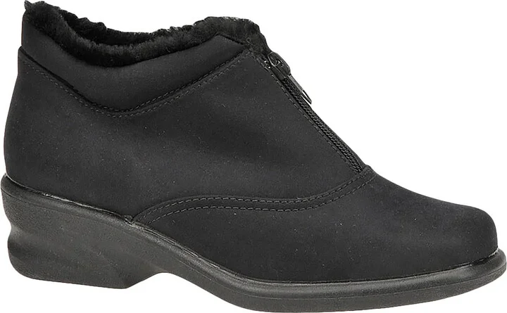 Micha Womens Zipper Ankle Booties