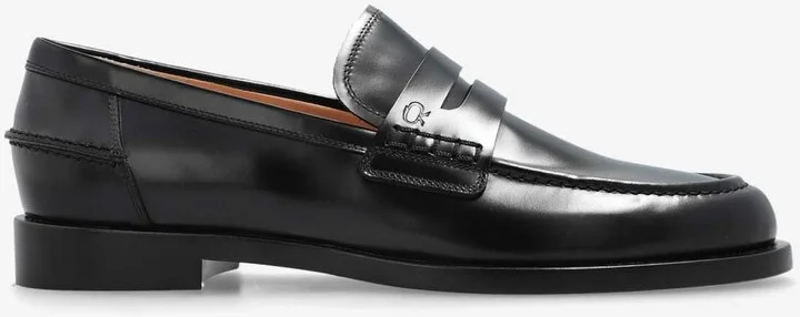 Michael Calf Leather Loafers