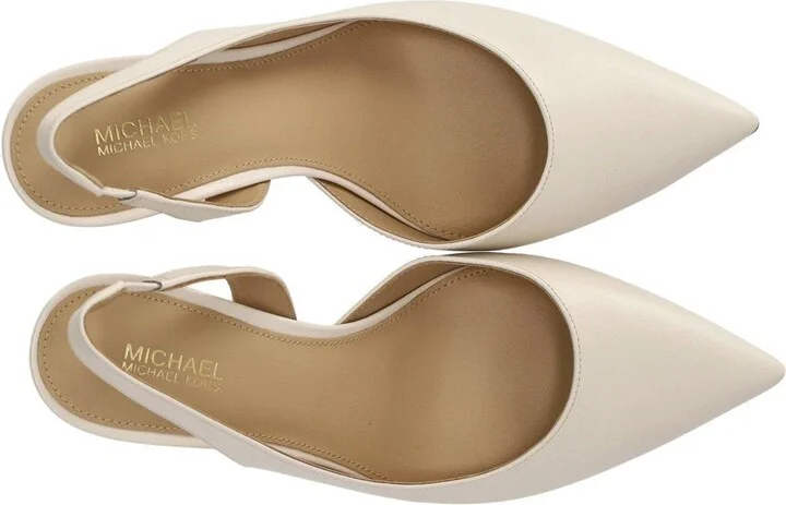 Michael Kors Alina Flex Cream Slingback Pumps - Image 5