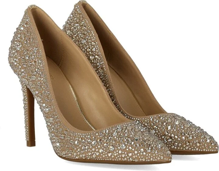 Michael Kors Alina Flex Gold Pumps - Image 2