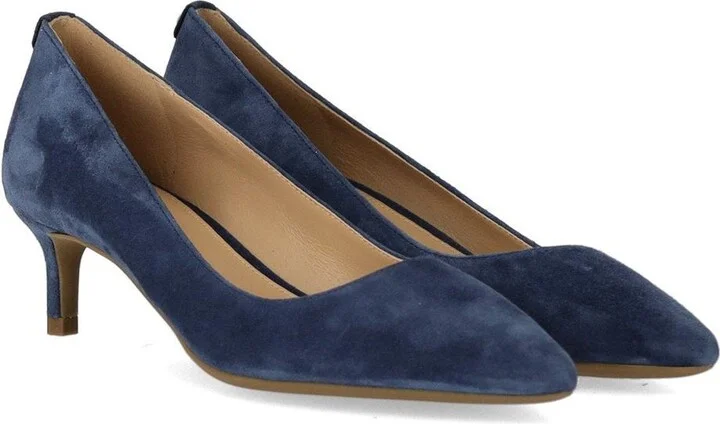 Michael Kors Alina Flex Kitten Navy Blue Pump - Image 2