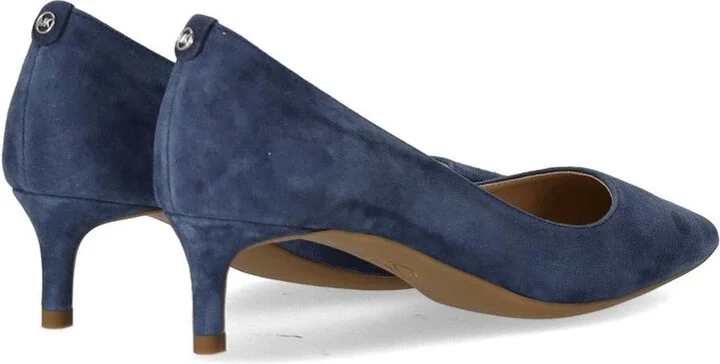 Michael Kors Alina Flex Kitten Navy Blue Pump - Image 4