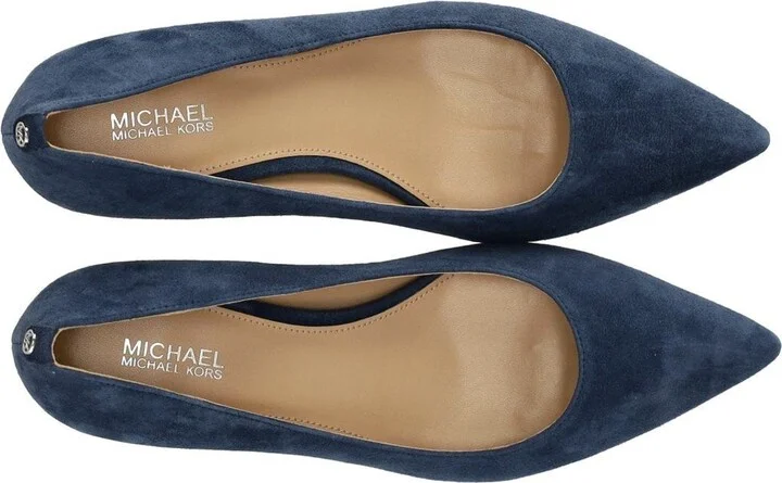 Michael Kors Alina Flex Kitten Navy Blue Pump - Image 5