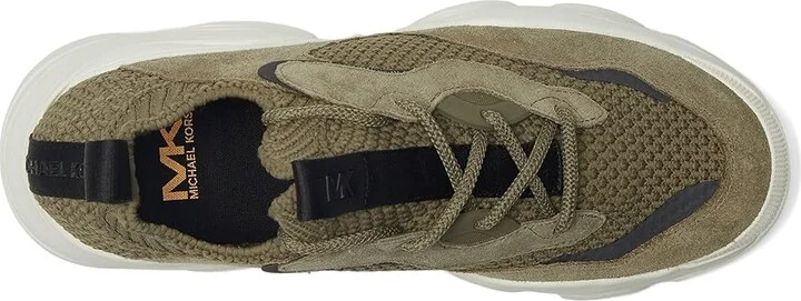 Michael Kors Atlas Knit Trainer Men's Lace-up Boots Green : 9 M, Leather - Image 2