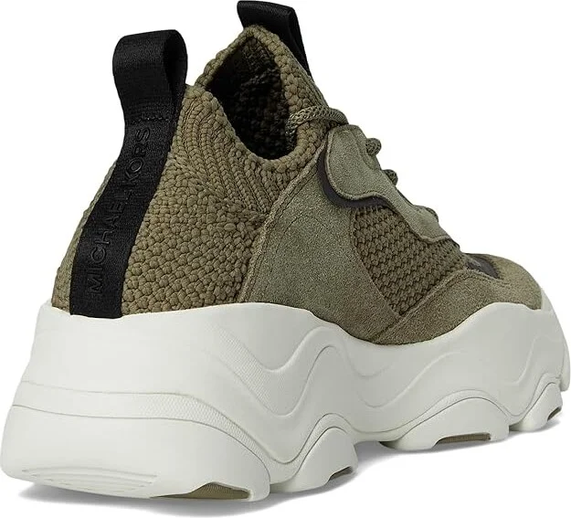 Michael Kors Atlas Knit Trainer Men's Lace-up Boots Green : 9 M, Leather - Image 4