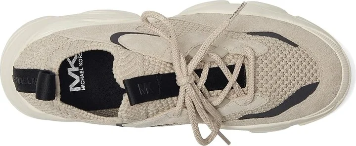 Michael Kors Atlas Knit Trainer Men's Lace-up Boots Light Sand : 8.5 M, Leather - Image 2