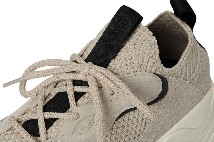 Michael Kors Atlas Knit Trainer Men's Lace-up Boots Light Sand : 8.5 M, Leather - Image 7