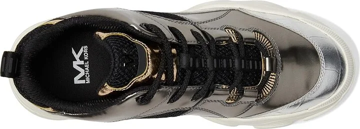 Michael Kors Atlas Trainer Men's Lace-up Boots Black : 8 M, Leather - Image 2