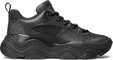 Michael Kors Atlas Trainer Men's Lace-up Boots Black : 9.5 M, Leather - Image 4
