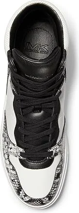 Michael Kors Barett High-Top Men's Shoes Optic White/Black : 7 M, Leather - Image 2