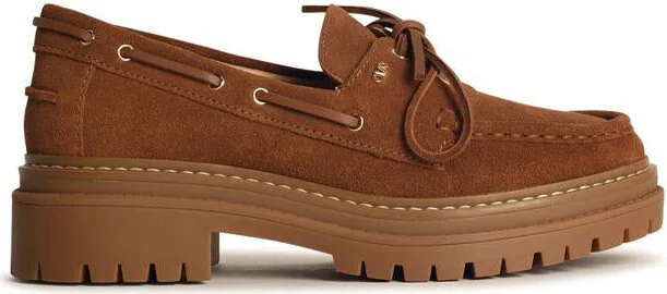 Michael Kors 'Cameron' Brown Suede Loafers