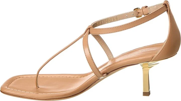 Michael Kors Collection Anna Leather Sandal - Image 2