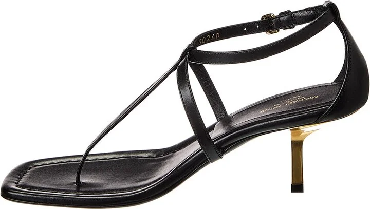Michael Kors Collection Anna Leather Sandal - Image 2