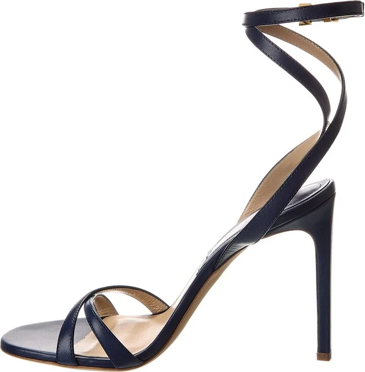 Michael Kors Collection Chrissy Runway Leather Sandal - Image 2