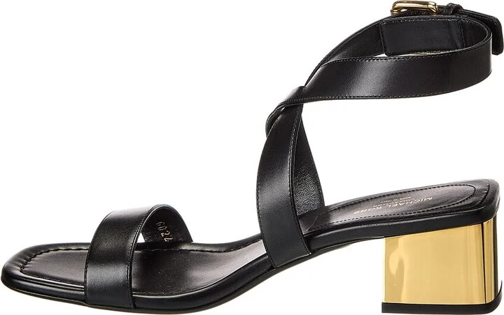 Michael Kors Collection Claudette Leather Sandal - Image 2