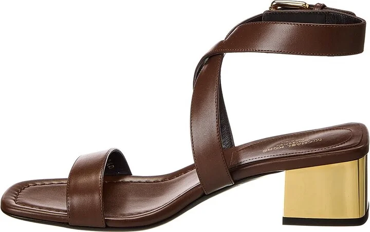 Michael Kors Collection Claudette Leather Sandal - Image 2