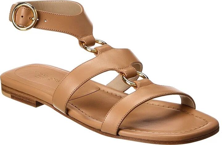 Michael Kors Collection Dusty Leather Sandal