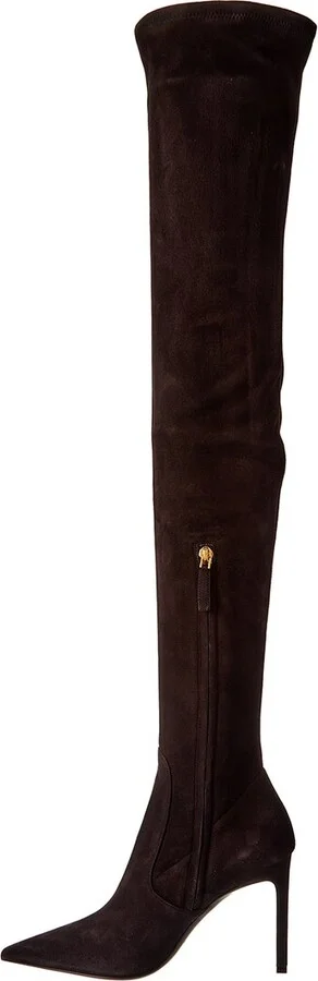 Michael Kors Collection Elle Runway Suede Over-The-Knee Boot - Image 2