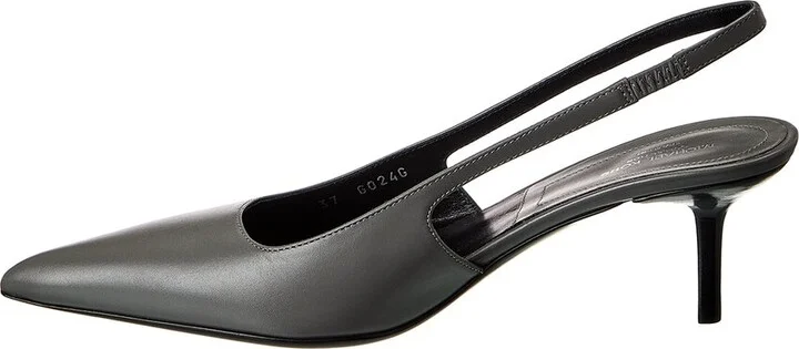 Michael Kors Collection Emma Leather Slingback Pump - Image 2
