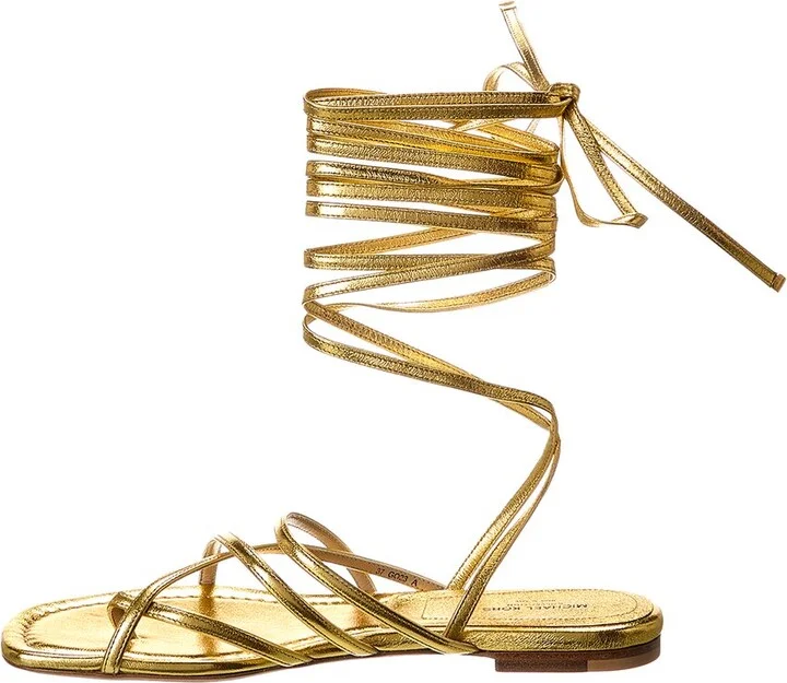 Michael Kors Collection Jade Runway Leather Sandal - Image 2