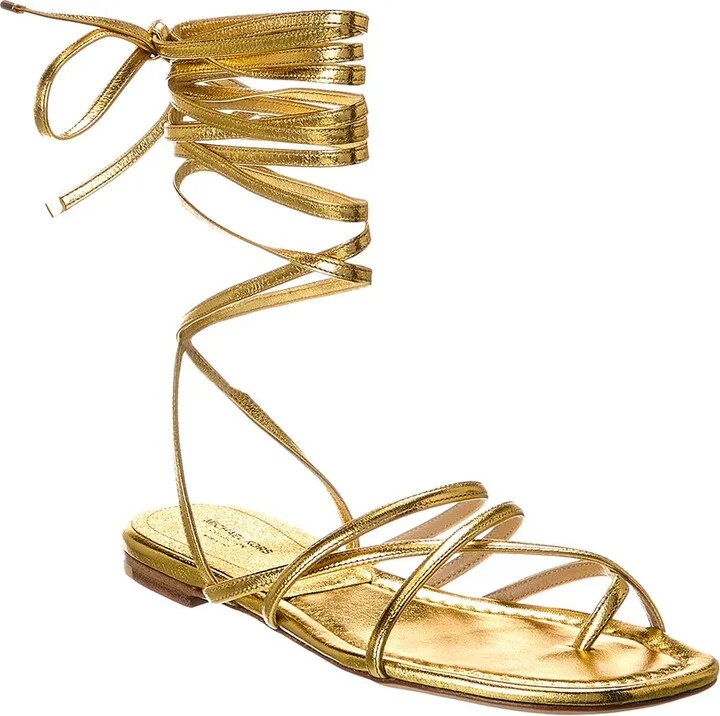 Michael Kors Collection Jade Runway Leather Sandal