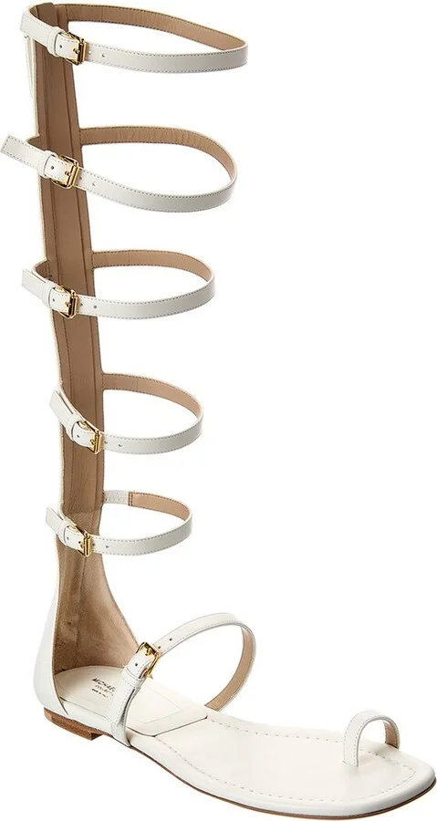 Michael Kors Collection Juliette Leather Gladiator Sandal