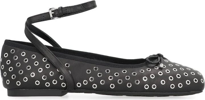 Michael Kors Collette Flex Leather Ballet Flats - Image 2