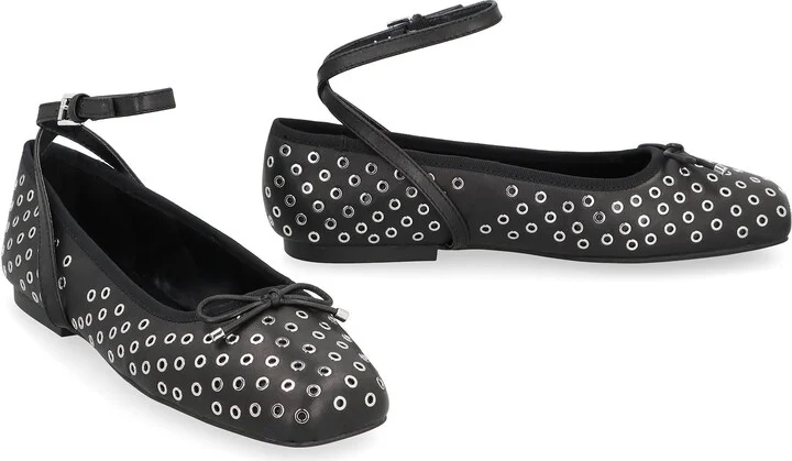 Michael Kors Collette Flex Leather Ballet Flats - Image 3