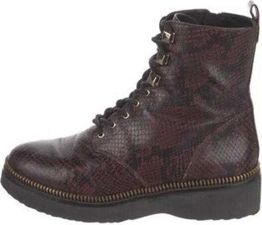 Animal Print, Burgundy