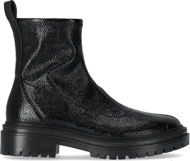 Michael Kors Comet Black Sock Ankle Boot