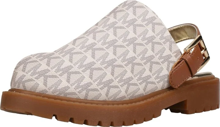 Michael Kors Cosetta Clog Van Mono/Luggage Sneakers