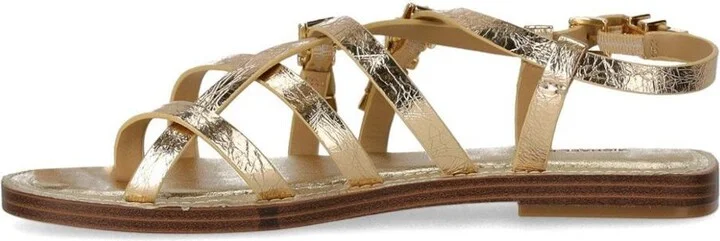 Michael Kors Darrington Gold Flat Sandal - Image 3