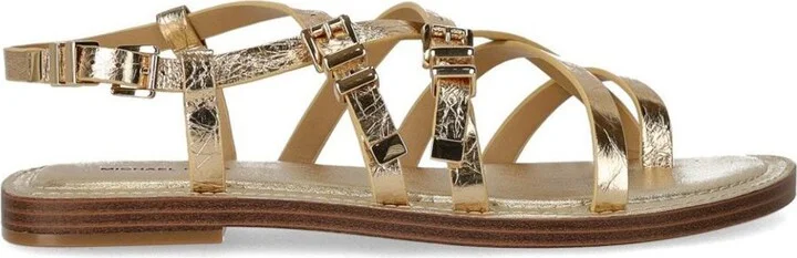 Michael Kors Darrington Gold Flat Sandal