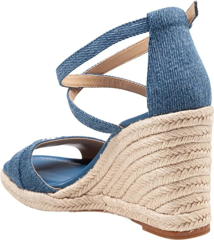 Michael Kors Denim Wedge Sandal - Image 3