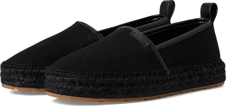 Michael Kors Elias Espadrille Men's Shoes Black : 9 M, Canvas/Cotton/Leather