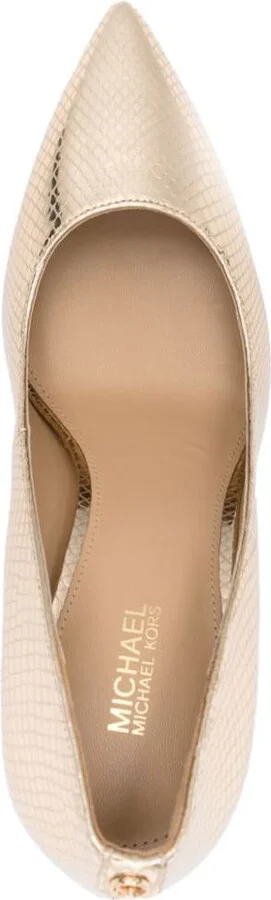 Michael Kors Gold Patent Leather Pumps - Image 2