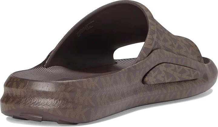Michael Kors Griffin Slide Men's Slide Shoes Brown : 13 M, Rubber - Image 4