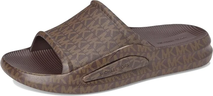 Michael Kors Griffin Slide Men's Slide Shoes Brown : 13 M, Rubber - Image 5