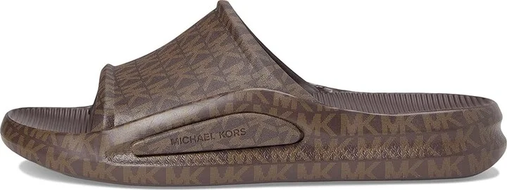 Michael Kors Griffin Slide Men's Slide Shoes Brown : 13 M, Rubber - Image 6
