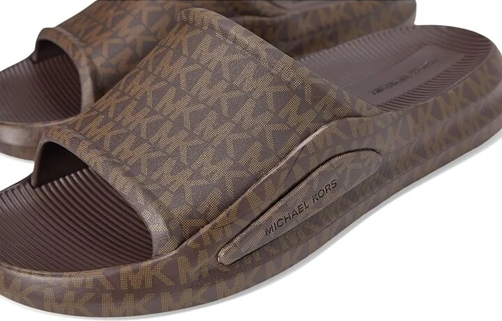 Michael Kors Griffin Slide Men's Slide Shoes Brown : 13 M, Rubber - Image 7