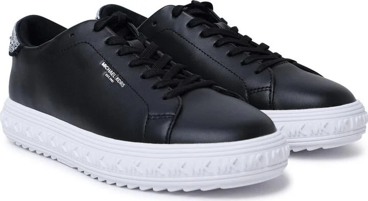 Michael Kors 'Grove' Black Leather Sneakers - Image 2