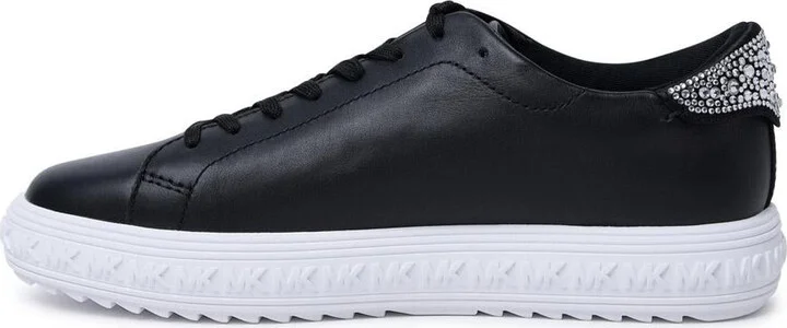 Michael Kors 'Grove' Black Leather Sneakers - Image 3