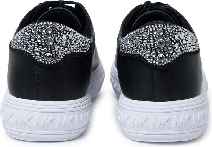 Michael Kors 'Grove' Black Leather Sneakers - Image 4