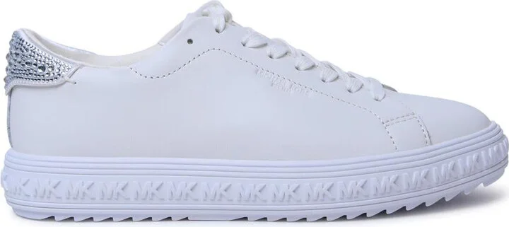 Michael Kors 'Grove' Black Leather Sneakers
