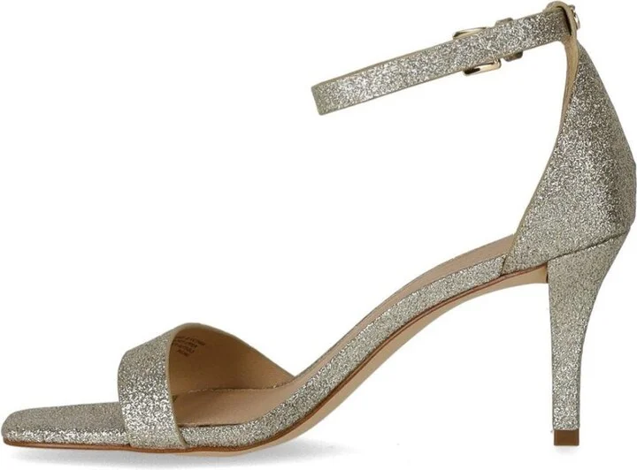 Michael Kors Jaida Gold Heeled Sandal - Image 3