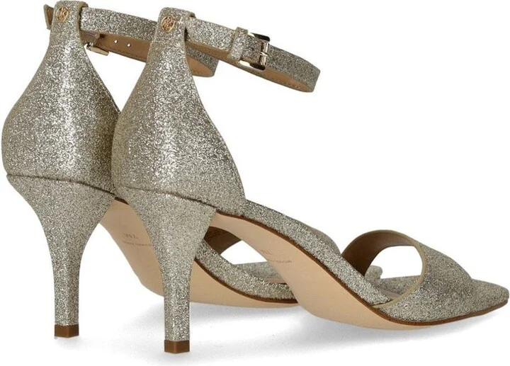 Michael Kors Jaida Gold Heeled Sandal - Image 4