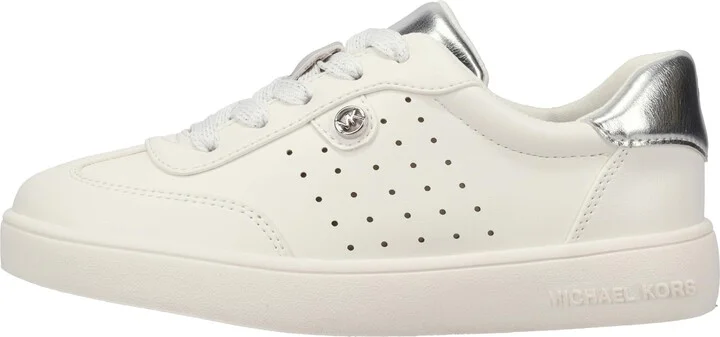 Michael Kors JEM Scotty Sneakers White/Silver Metallic