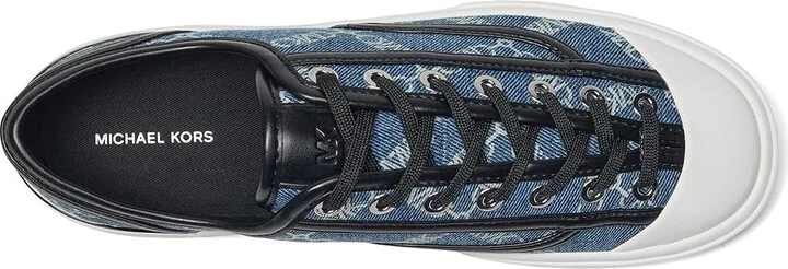 Michael Kors Jude Lace-up Men's Shoes Union Wash Denim : 9 M, Leather/Rubber - Image 2